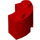 LEGO Rood Steen 2 x 2 Rond Hoek met nop inkeping en holle onderkant (3063 / 45417)