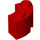 LEGO rot Backstein 2 x 2 Runden Ecke mit Bolzenkerbe und normaler Unterseite (3063 / 45417)