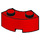 LEGO rot Backstein 2 x 2 Runden Ecke mit Bolzenkerbe und verstärkter Unterseite (85080)