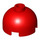 LEGO rouge Brique 2 x 2 Rond avec Dome Haut (Goujon creux, support d&#039;essieu) (3262 / 30367)