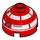 LEGO rouge Brique 2 x 2 Rond avec Dome Haut avec R3-T2 (Goujon creux, support d&#039;essieu) (18841 / 36305)