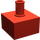 LEGO rouge Brique 2 x 2 Studless avec Verticale Épingle (4729)
