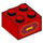 LEGO rot Backstein 2 x 2 mit &#039;1&#039; (3003 / 90842)