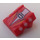 LEGO rouge Brique 2 x 2 avec Flanges et Pistons avec &#039;6&#039;, blanc Triangle, Orange Rayures (30603)
