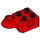 LEGO rouge Brique 2 x 2 avec Horizontal Rotation Joint (48170 / 48442)