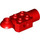 LEGO Rood Steen 2 x 2 met Horizontaal Rotatiegewricht en Stopcontact (47452)