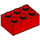 LEGO Rouge Brique 2 x 3 (3002)