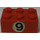 LEGO Rood Steen 2 x 3 met Zwart &#039;9&#039; Sticker (3002)