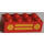 LEGO Red Brick 2 x 4 with Yellow Car Grille (3001)