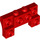 LEGO Rosso Mattoncino 2 x 4 x 0.7 con Anteriore Bottoncini e archi laterali spessi (14520 / 52038)