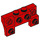 LEGO Rojo Ladrillo 2 x 4 x 0.7 con Frontal Espigas y arcos laterales delgados (14520)