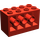 LEGO Red Brick 2 x 4 x 2 with Holes on Sides (6061)