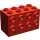 LEGO rot Backstein 2 x 4 x 2 mit Bolzen auf Sides (2434)
