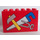 LEGO Rosso Mattoncino 2 x 6 x 3 con Tools con Blu Maniglia Saw (6213)