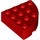 LEGO rouge Brique 4 x 4 Rond Coin (2577)