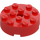 LEGO Red Brick 4 x 4 Round with Hole (87081)