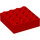 LEGO rouge Brique 4 x 4 avec Aimant (49555)
