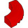 LEGO rouge Brique 5 x 5 Rond Coin (7033 / 24599)
