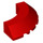 LEGO rouge Brique 5 x 5 Rond Coin (76795)