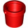 LEGO Red Bucket 1 x 1 x 1 Small (95343)