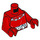 LEGO rot Calendar Man - from LEGO Batman Movie Minifig Torso (973 / 76382)