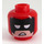 LEGO Red Calendar Man - from LEGO Batman Movie Minifigure Head (Recessed Solid Stud) (3626 / 29840)