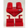 LEGO rot Calendar Man - from LEGO Batman Movie Minifigure Hüften und Beine (3815 / 29903)
