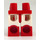LEGO Red Calendar Man - from LEGO Batman Movie Minifigure Hips and Legs (3815 / 29903)