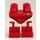 LEGO Red Calendar Man Minifigure Hips and Legs (3815 / 29903)