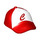 LEGO Red Cap with Short Curved Bill with &#039;C&#039;  (93219 / 93361)