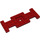 LEGO Rosso Macchina Base 10 x 4 x 0.7 con Centro Foro