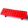 LEGO Rojo Coche Base 4 x 12 x 1.33 (30278 / 76058)