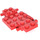 LEGO Rojo Coche Base 7 x 4 x 0.7 (2441 / 68556)