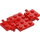 레고 빨간색 자동차 베이스 7 x 4 x 0.7 (2441 / 68556)