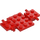 레고 빨간색 자동차 베이스 7 x 4 x 0.7 (2441 / 68556)