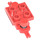 LEGO Rood Auto Wiel Houder 2 x 2 met Schorsing