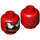 LEGO rouge Carnage Minifigure Diriger (Goujon solide encastré) (3626 / 45958)