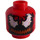 LEGO rot Carnage Minifigure Kopf (Einbau-Vollbolzen) (3626 / 45958)