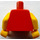 LEGO Red Cheerleader Torso (973 / 88585)