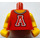 LEGO Red Cheerleader Torso (973 / 88585)