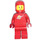 LEGO Rood Classic Ruimte astronaut minifiguur