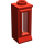 LEGO Red Classic Window 1 x 1 x 2 with Removable Glass