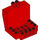 LEGO Rojo Cabina de mando Parte inferior 6 x 6 x 5 (30619)