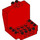LEGO Red Cockpit Bottom 6 x 6 x 5 (30619)