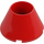 LEGO Red Cone 4 x 4 x 2 Hollow (4742)