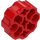 LEGO Red Connector Round with Pin and Axle Holes (31511 / 98585)