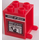 LEGO Red Container 2 x 2 x 2 with &#039;Daily Bugle&#039; Sticker with Recessed Studs (4345)