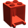 LEGO Rood Container 2 x 2 x 2 met verzonken noppen (4345 / 30060)