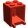 LEGO Rood Container 2 x 2 x 2 met volle noppen (4345)