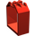 LEGO rouge Récipient 4 x 2 x 4 avec 2 Click Hinges (30637)